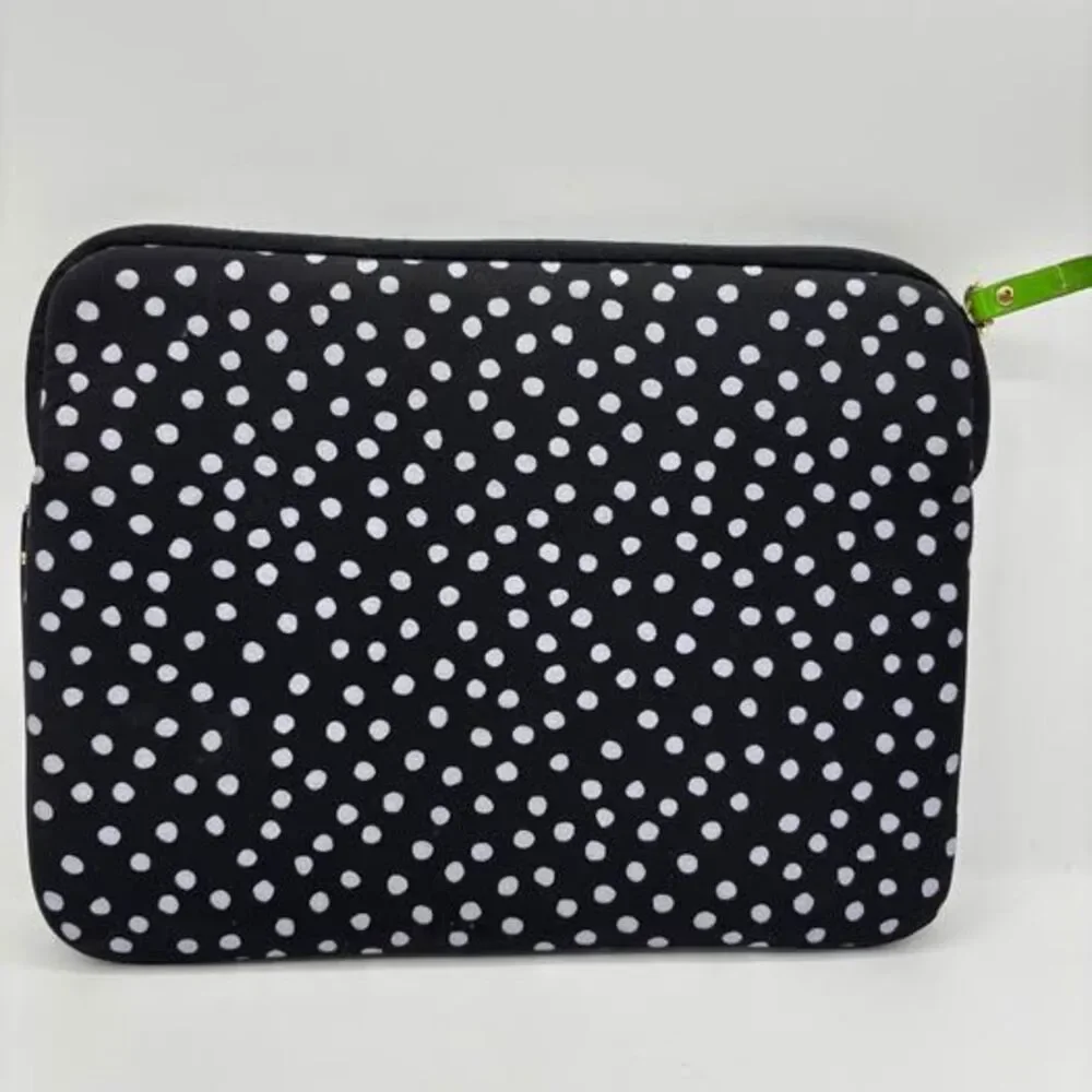 Kate Spade Ipad Mini Tablet Soft Case Sleeve Black White Zipper